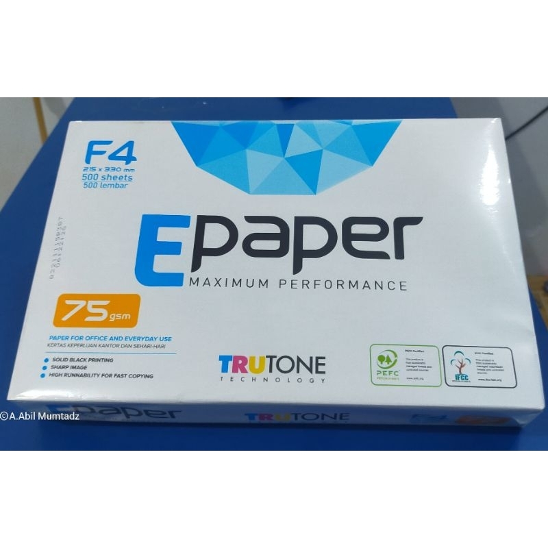 

KERTAS HVS UKURAN F4 75 Gsm