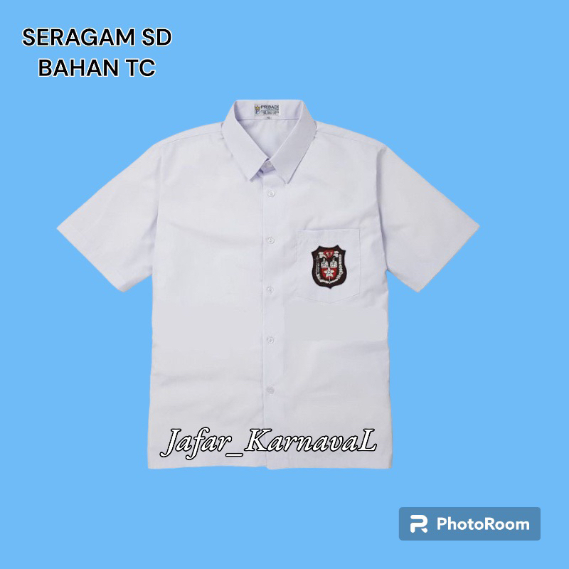 SERAGAM SEKOLAH  PUTIH LENGAN PENDEK SD KEMEJA SD BAJU SEKOLAH SD SERAGAM SD BAJU SERAGAM SEKOLAH SD