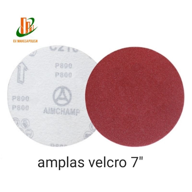 amplas bulat 7 inch amplas bulat velcro 7 inch amplas poles 7inch