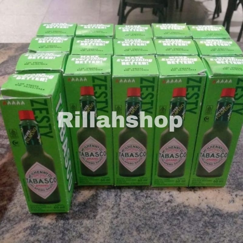 

tabasco saus green jalapeno zesty 90ml