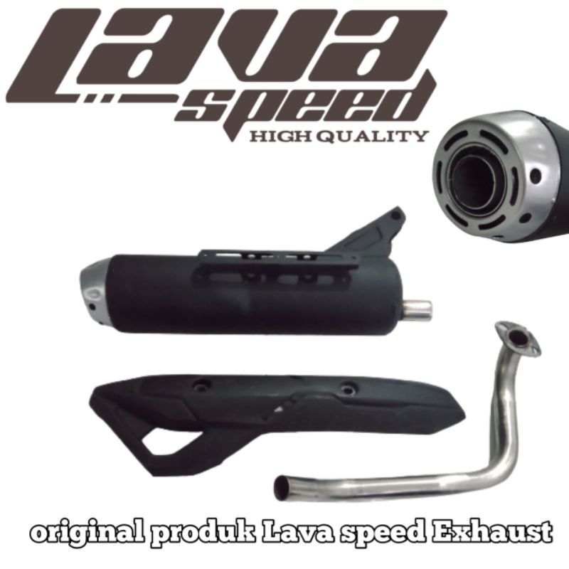 knalpot standar Racing nmax old Genio PCX Scoppy beat mio original produk Lava speed Exhaust