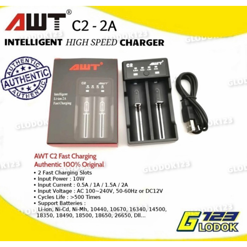 CHARGER AWT AUTHENTIC ORIGINAL BERHOLOGRAM