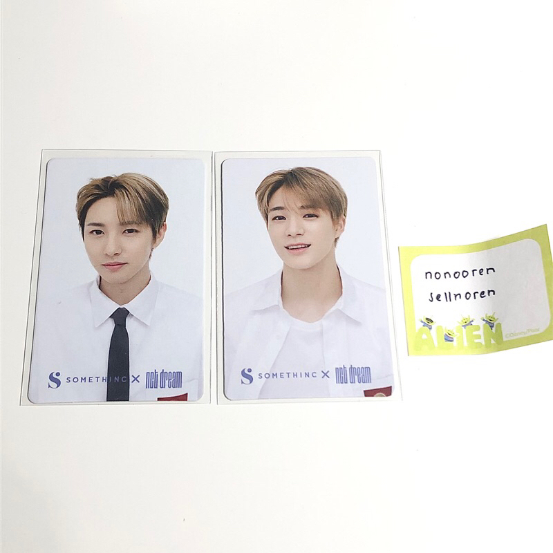 renjun jeno nct dream photocard pc poca somethinc