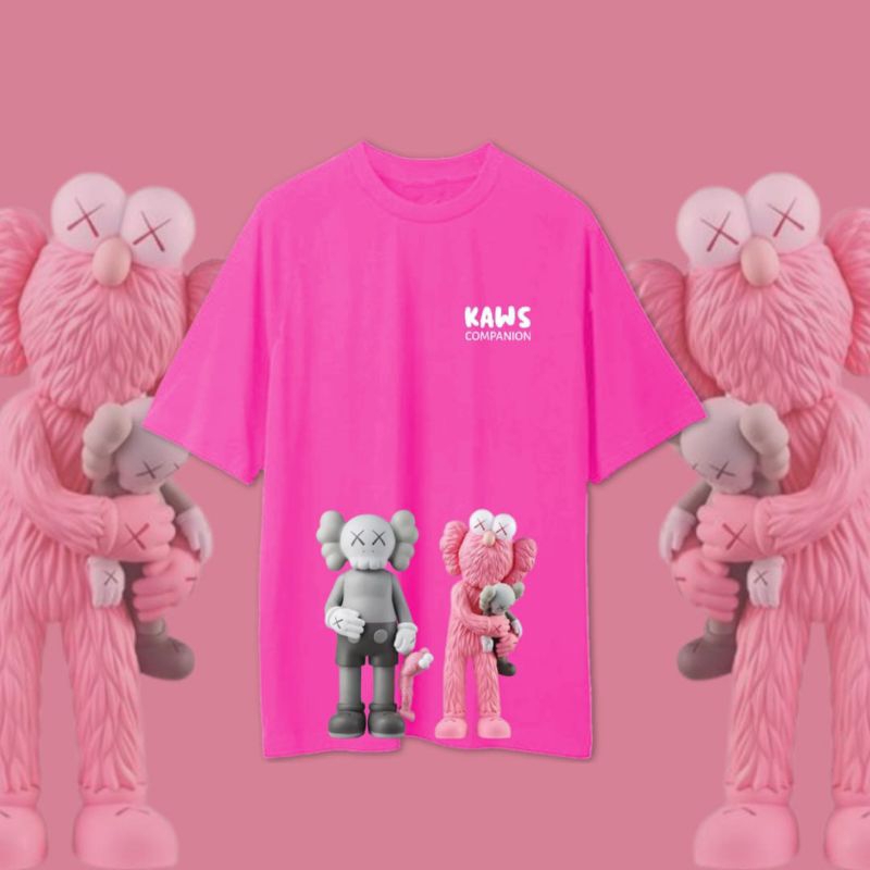 KAOS KAWS BONEKA COUPLE/T-SHIRT KAWS TERBARU