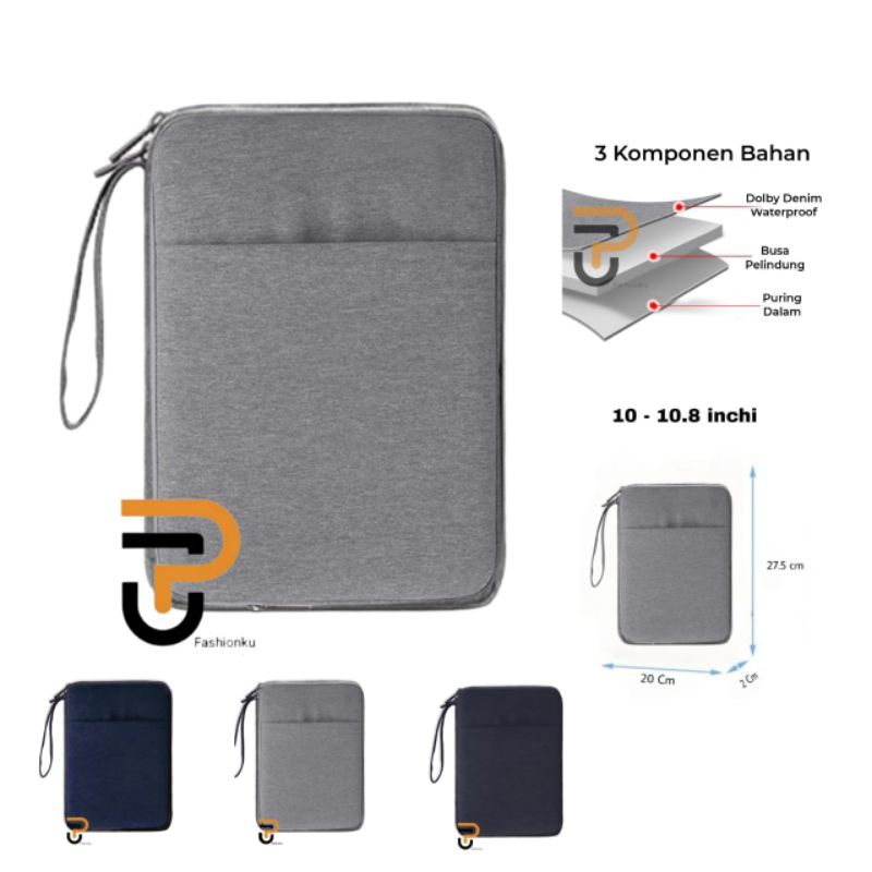 JPF Tas Tablet 10-10.8 inch Softcase Pouch Universal