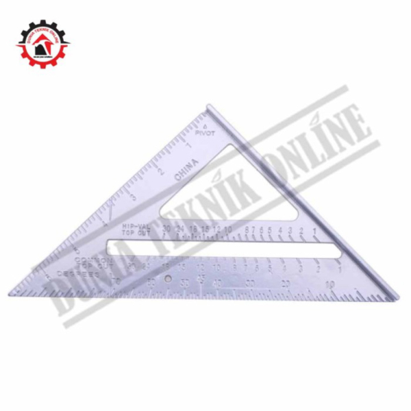 

Penggaris Siku Segitiga / Mistar Triangle Ruler Aluminium Murah Limited