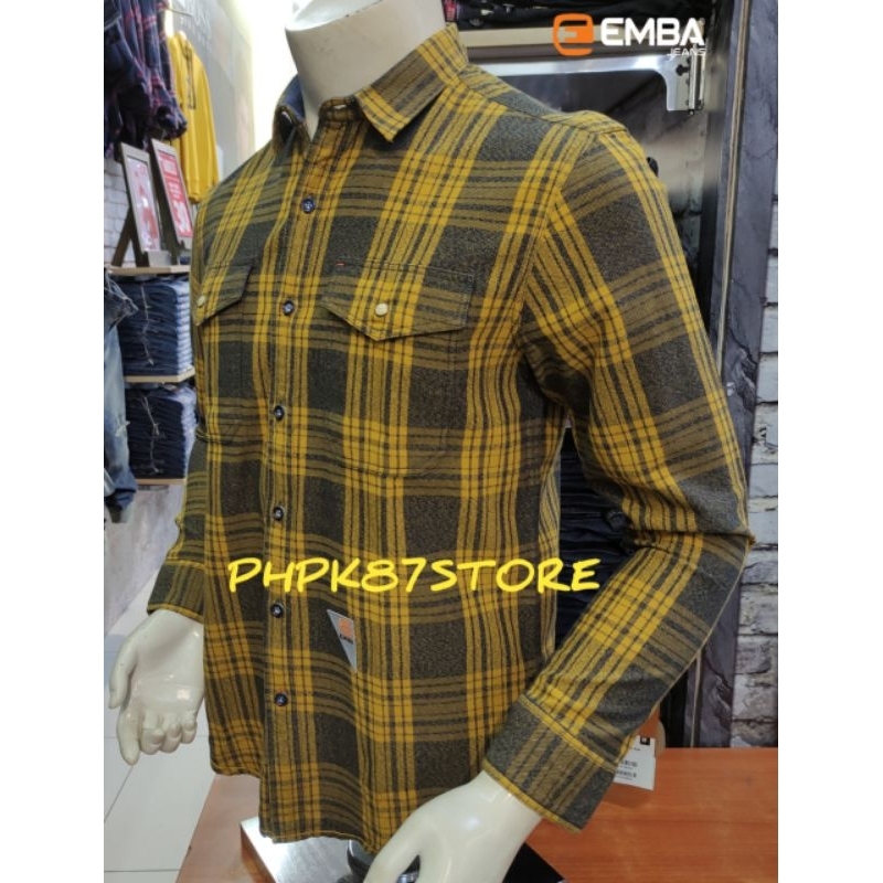 KEMEJA PANJANG EMBA JEANS ORIGINAL PRIA