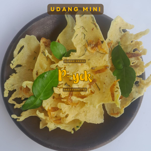 

Peyek Udang Mini/Rebon/Grago Aneka Rasa - Rempeyek enak renyah - Toples 5 Liter