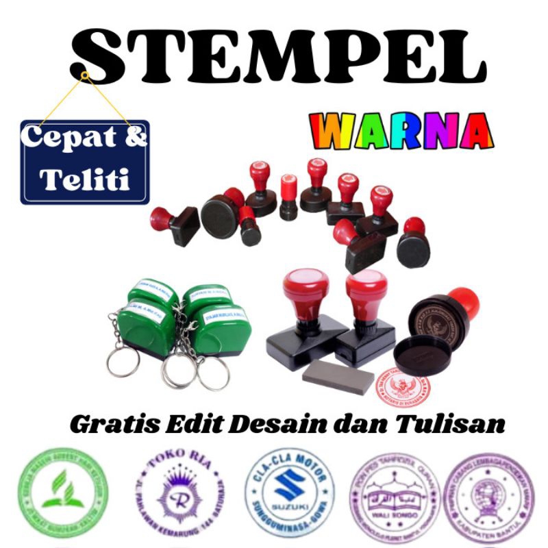 

STEMPEL FLASH GRATIS DESAIN LOGO & TULISAN