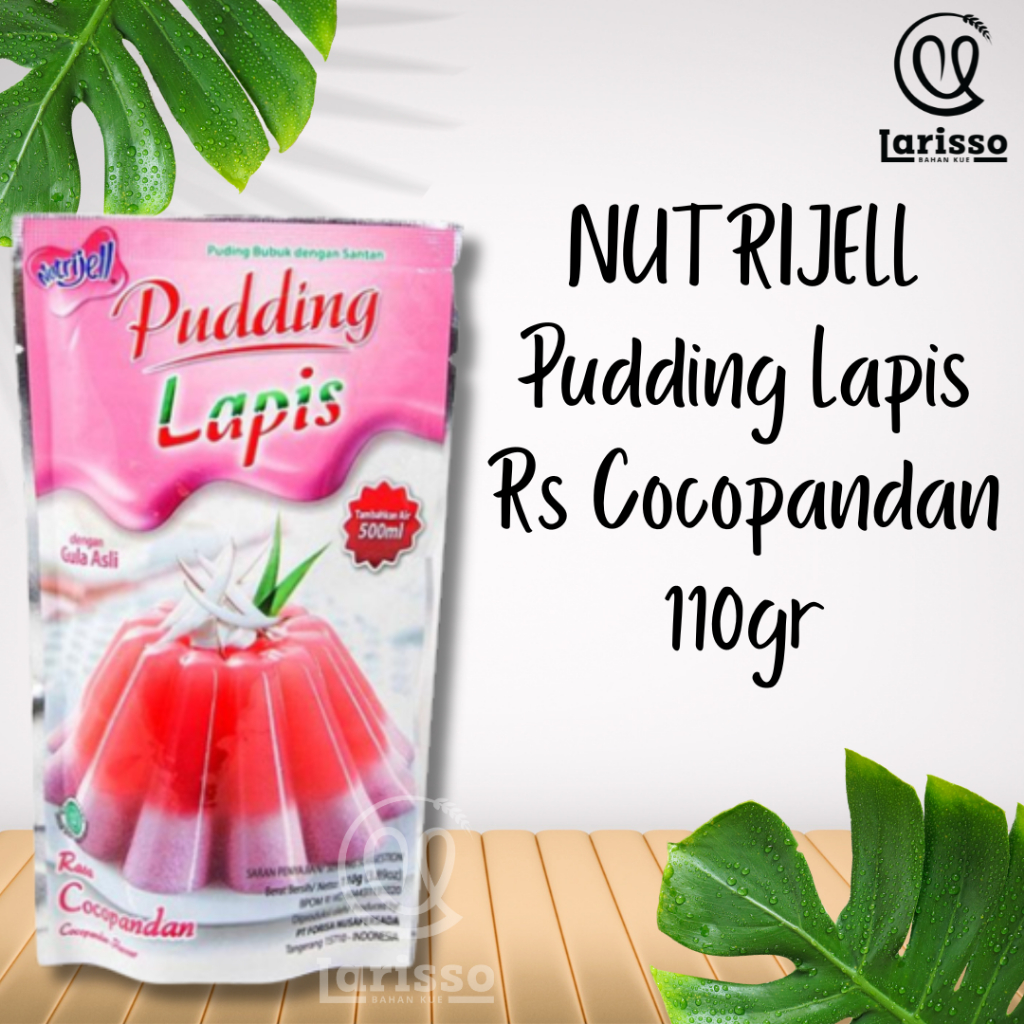 

NUTRIJELL PUDDING LAPIS 110GR RASA COCOPANDAN PUDING BUBUK DENGAN SANTAN