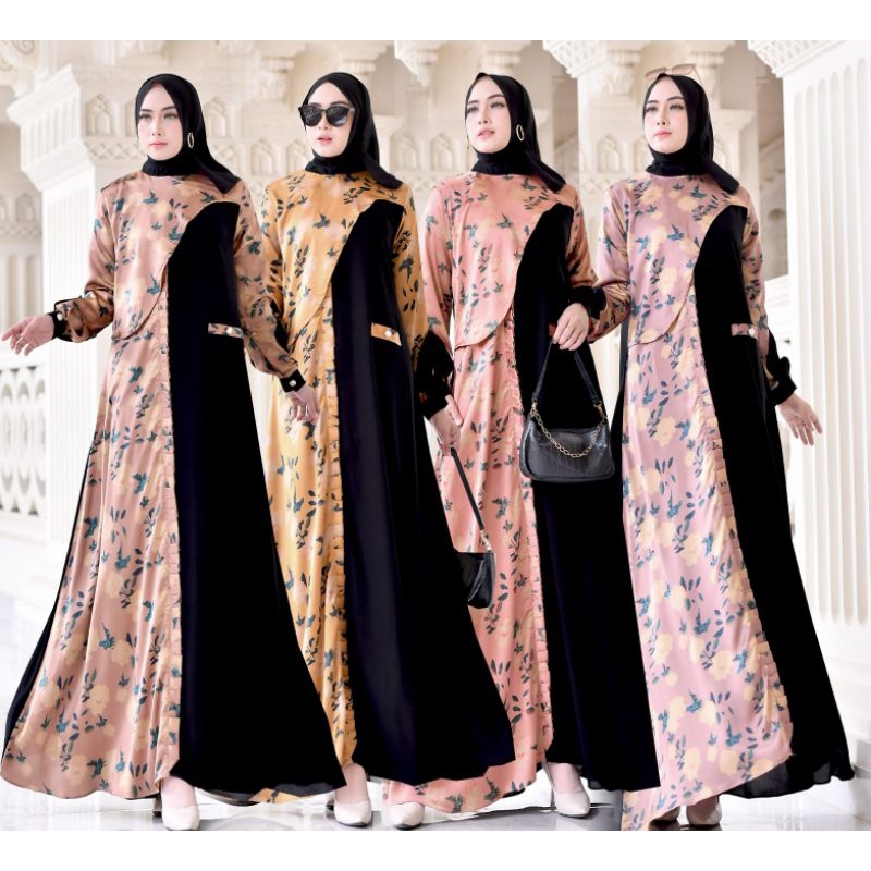 abaya terbaru/abaya jetblack/abaya premium