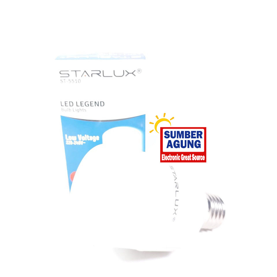 Lampu LED Starlux 10W Legend Capsule Tabung Kapsul Bulb Bulat 10Watt 10 Watt