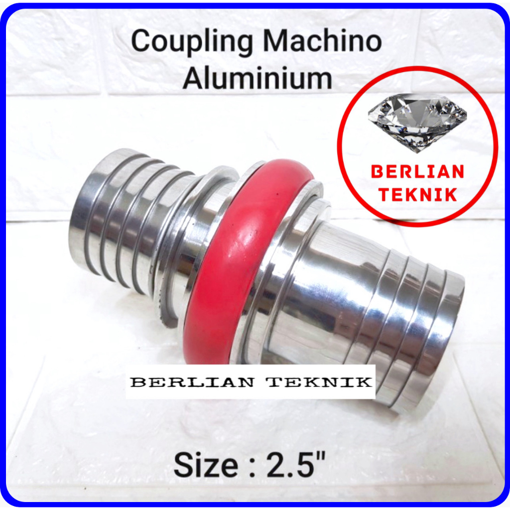 Coupling Machino Kopling Selang Kebakaran 2.5 Inch Aluminium