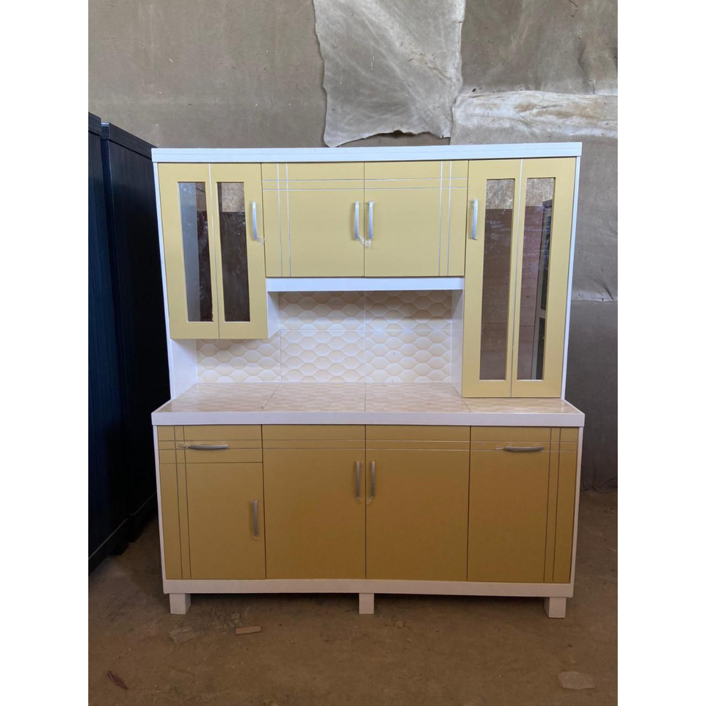 Lemari Sayur Pintu 4 Kitchen Set Rak Piring Lemari Piring