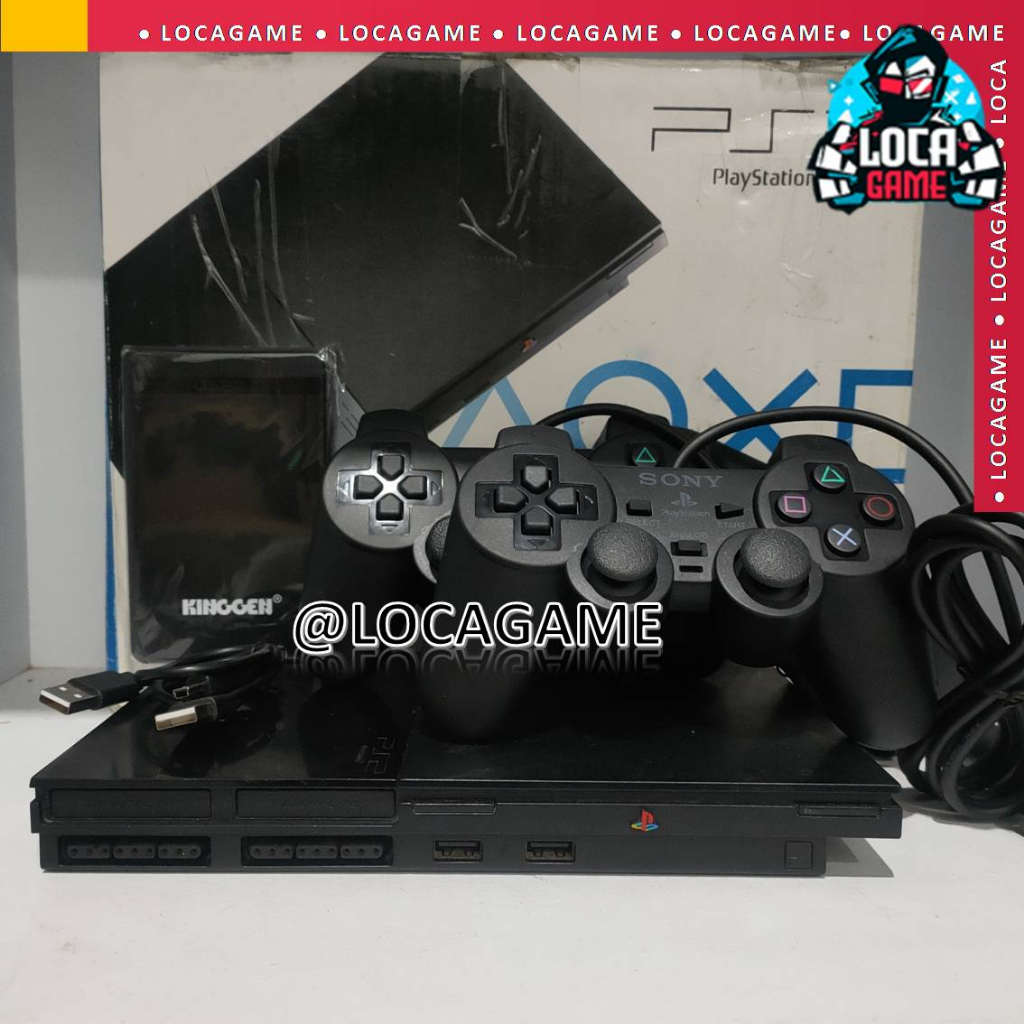 PLAYSTATION 2 PS2 SLIM / TIPIS SECOND & BARU BISA REQUEST ISI
