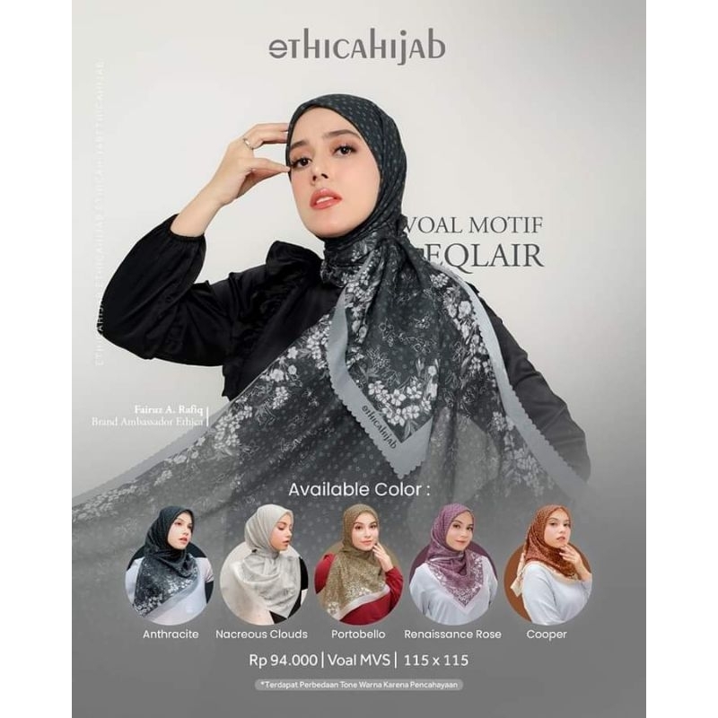 VOAL MOTIF EQLAIR BY ETHICA HIJAB