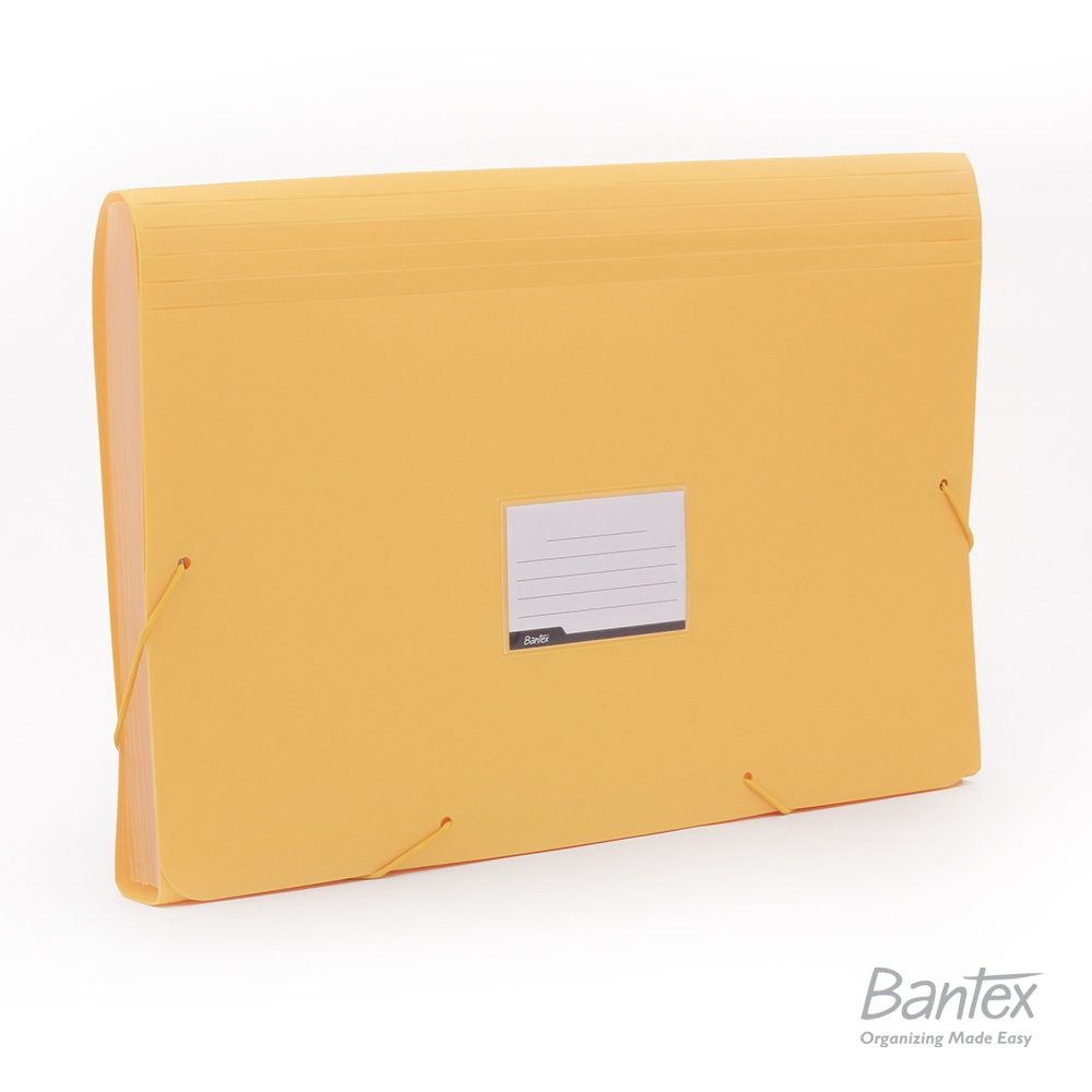 

Bantex Expanding File Folio Freesia Yellow 3601 36