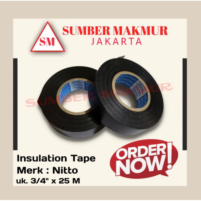 insulation tape Nitto isolasi kabel Nitto