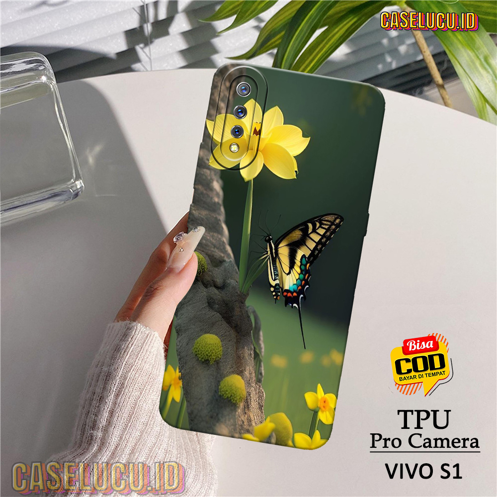 Casing Hp Vivo S1 Terbaru - Fashion Case Kupu - Case Vivo S1 - Soft Case Hp Vivo S1 - Kesing Hp - Si