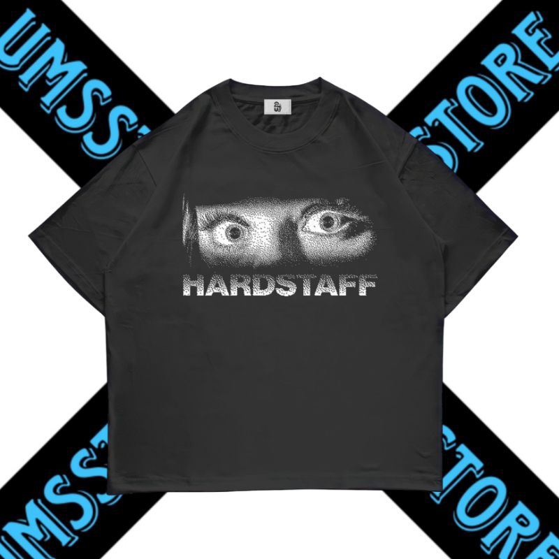 UMSSTORE | KAOS BAJU HARDSTAFF | T-SHIRTS HITAM VINTAGE | COTTON COMBED | BOTLEG | RAP TEE | MUSIK R