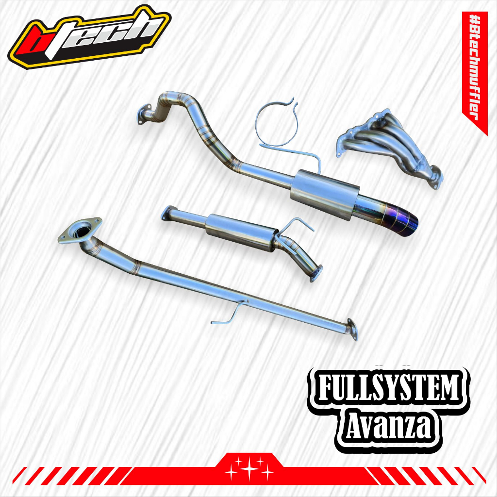 KNALPOT MOBIL AVANZA XENIA RUSH TERIOS FULL SYSTEM