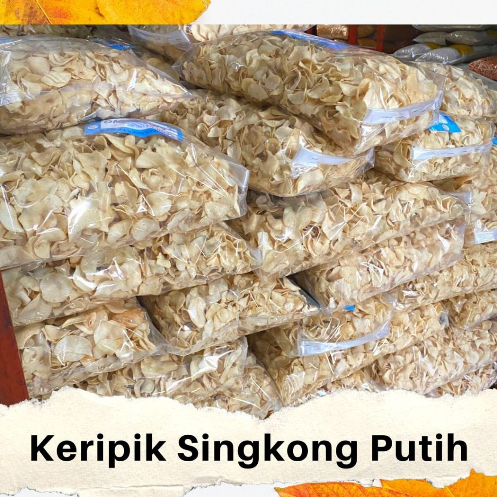 

Keripik Singkong Putih 1 BALL ( 2KG )/ Kripik Singkong Gurih/ Snack Kiloan Murah/ Mak E Dor