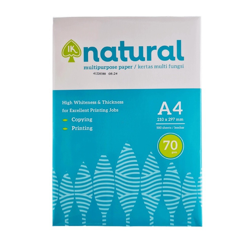 

Kertas HVS Natural A4 70gr