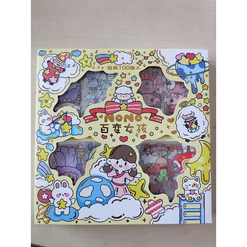 

[Ecer] Stiker Momo Waterproff Karakter Lucu Motif Kartun korea Lembaran Motif Random