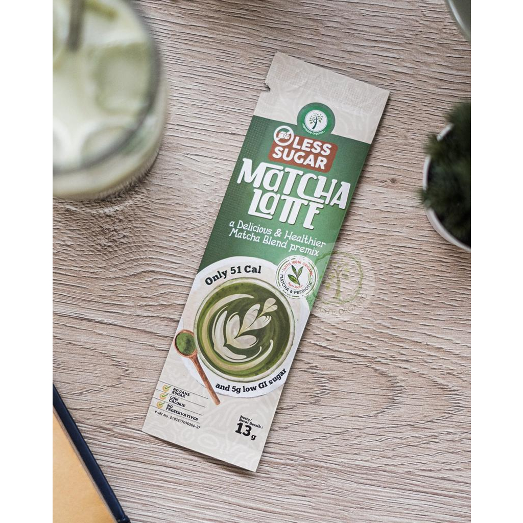 

SACHET LESS SUGAR MATCHA LATTE - MATCHA BLEND PREMIX 13GR