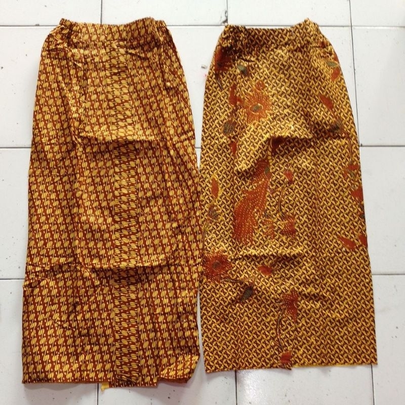 jarik jadi/instan anak motif batik emas