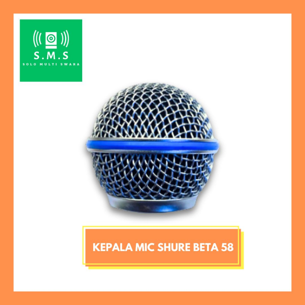 Kepala Mic Shure Beta 58 Grill Mic Beta 58 Kepala Mic Krezt Beta 58