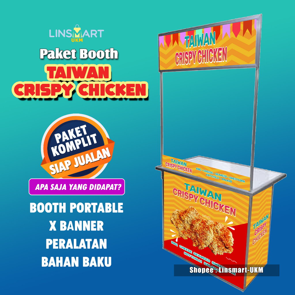 

Paket Usaha Murah CUSTOM Taiwan Crispy Chicken
