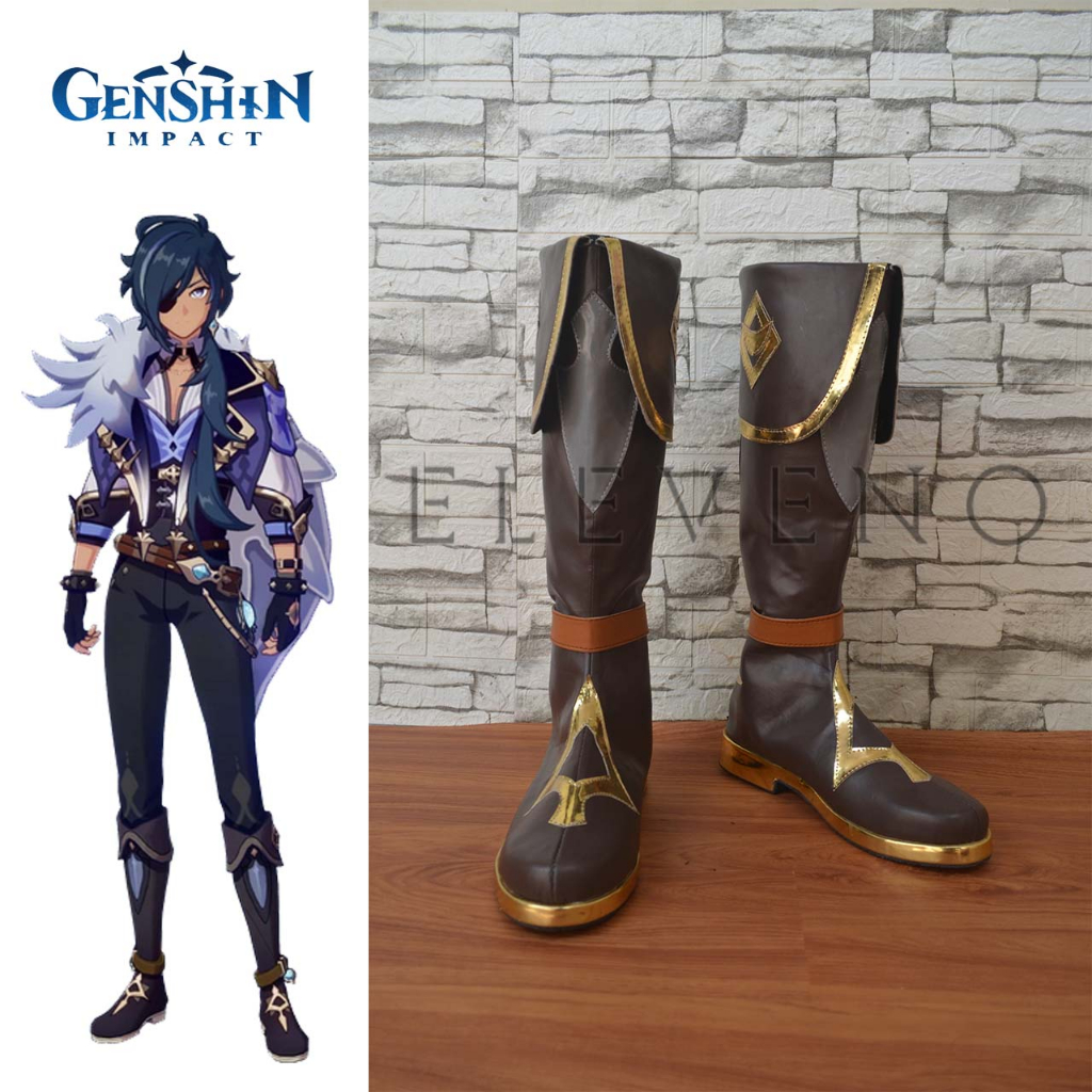 Sepatu Cosplay Genshin Impact Kaeya