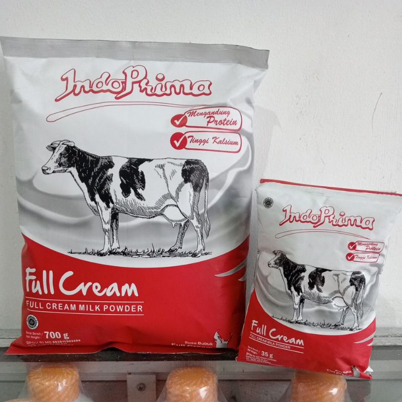 

INDOPRIMA FULL CREAM / SKIM / 700 Gram / 350 Gram / 5'Sachet