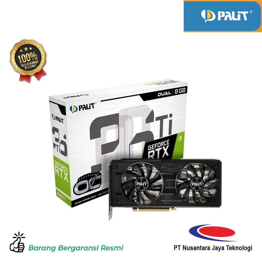 Palit NVIDIA GeForce RTX 3060 Ti 3060Ti Dual OC 8G 8GB 256bit GDDR6 VGA Nvidia