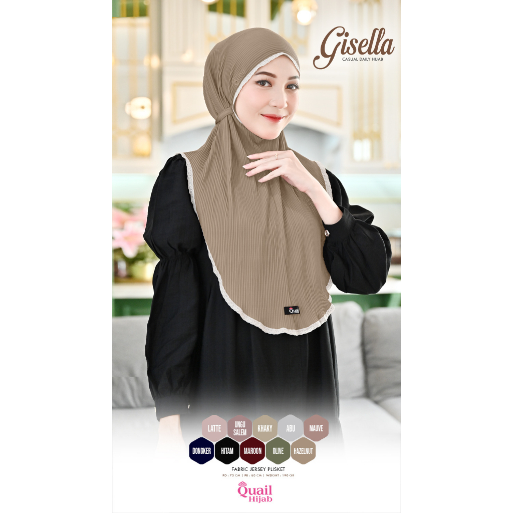 GISELLA Casual Daily Hijab by Quail