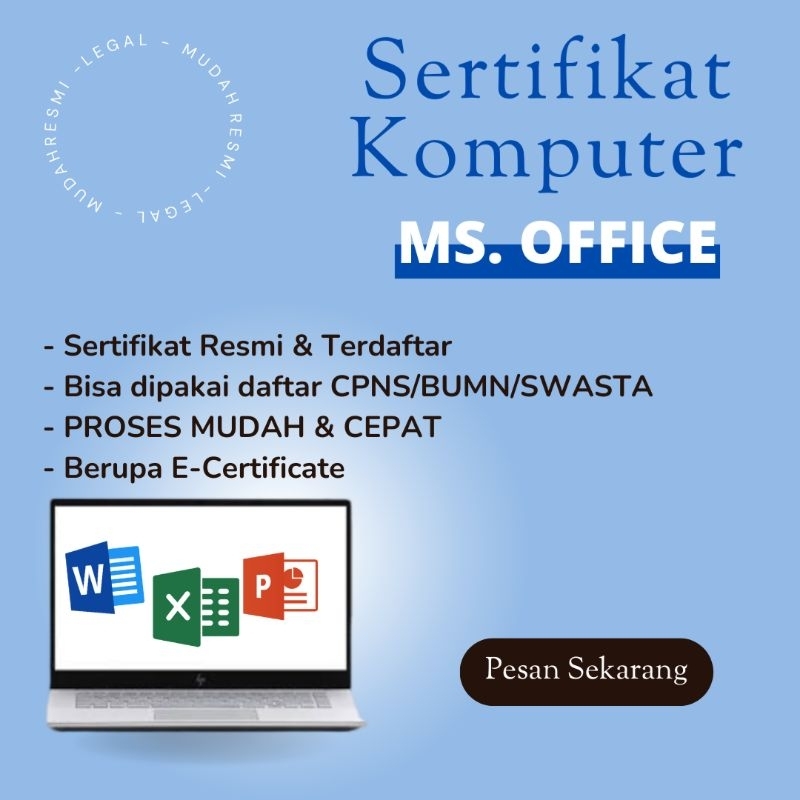 Sertifikat Komputer Ms.Office