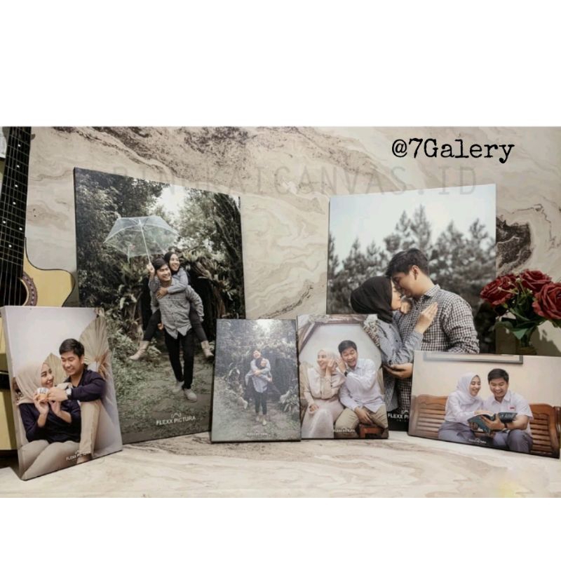 CETAK FOTO CUSTOM/CETAK FOTO KANVAS plus gratis spanram