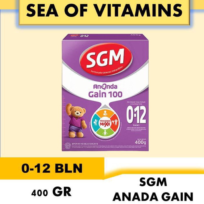 Susu SGM Ananda Gain 100 EXP Panjang / Original