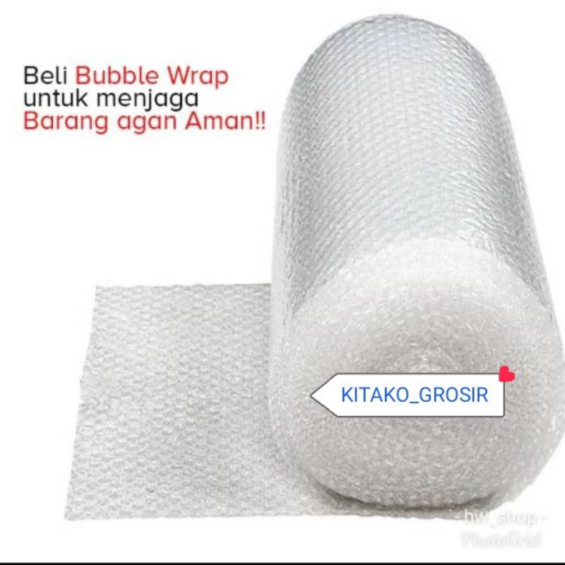 

PEMBUNGKUS PAKET/TAMBAHAN BUBLE WRAP/ pembungkus paket