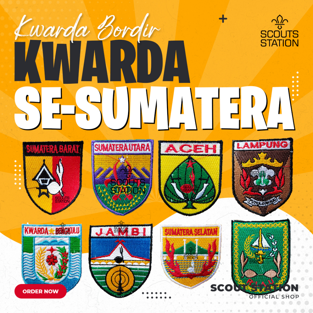 Badge Kwarda Sumatera / Kwarda Sumatera Barat / Kwarda Sumatera Utara / Kwarda Aceh / Kwarda Lampung
