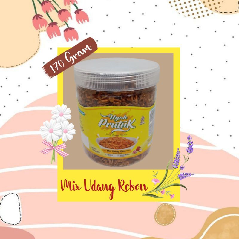 

Uyah Prutuk K'rizka varian rasa mix udang rebon 170 gram