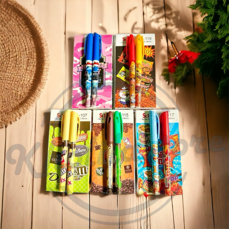 

Pulpen Gel Motif St.1 Station 1 0.38 mm isi 12 pcs