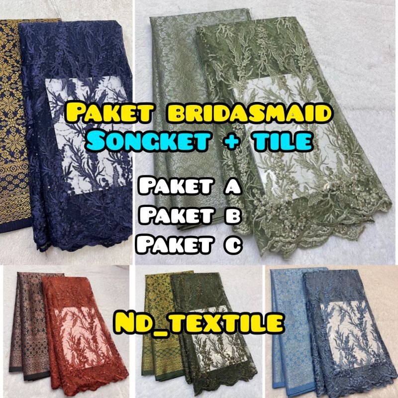 Kain Bridasmaid/Paket Bridasmaid/Seragam Nikahan/Seragam Nikahan/Bahan Kebaya