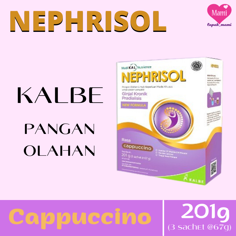 

Nephrisol 201g Cappuccino Kalbe Pangan Olahan
