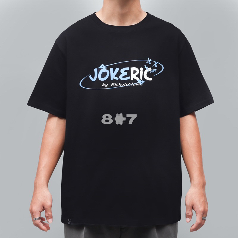 Ricky Is Clown Jokeric White Blue Black Tee