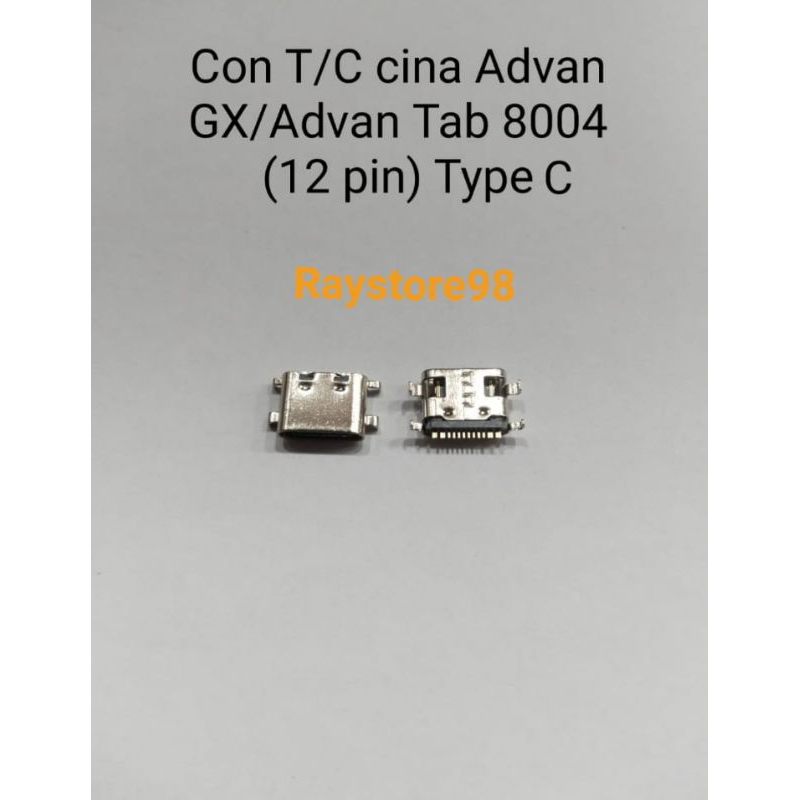 Con TC Konektor Advan Tablet 8004 12 Pin TIPE C