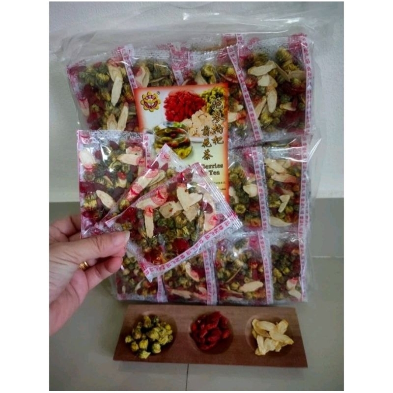 

TEH GINSENG ROSE PANAS DALAM / ROSE gojiberry CHRYSANTHENUM