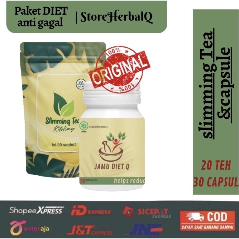 

SlimmingTea Paket hemat | Teh pelangsing | Jamu diet