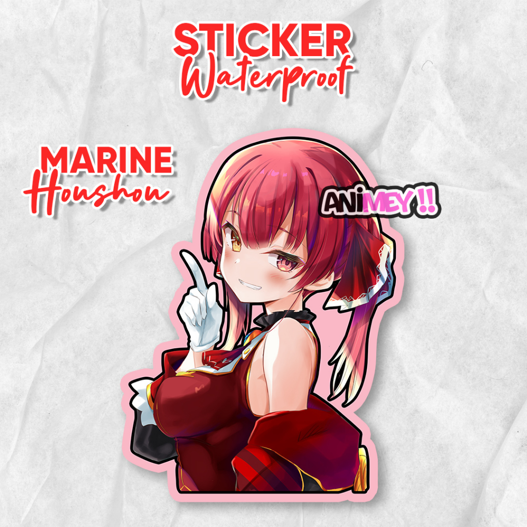 

Stiker Marine Houshou / Sticker Anime Waterproof